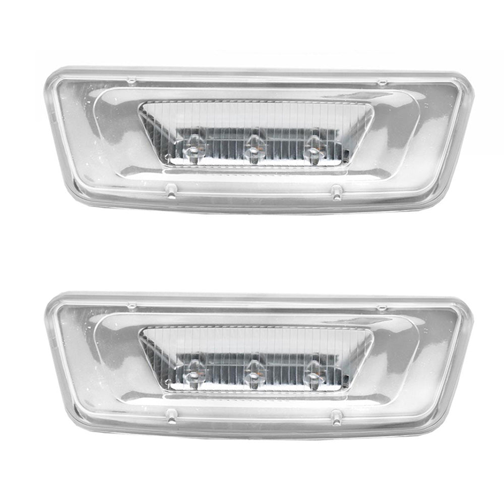Fit for Kenworth & Peterbilt Side Marker Turn Signal Lights 2Pcs