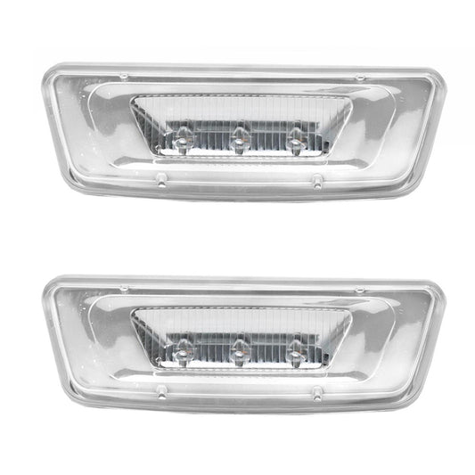 Fit for Kenworth & Peterbilt Side Marker Turn Signal Lights 2Pcs