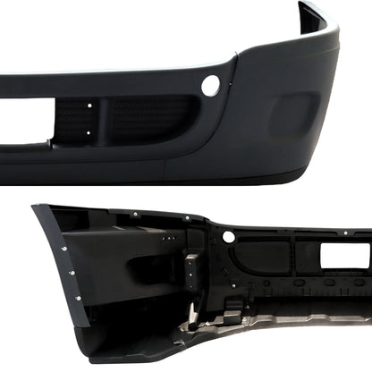 Complete Front Bumper Compatible With Freightliner Cascadia 2008-2016 Without Fog Light Holes Black