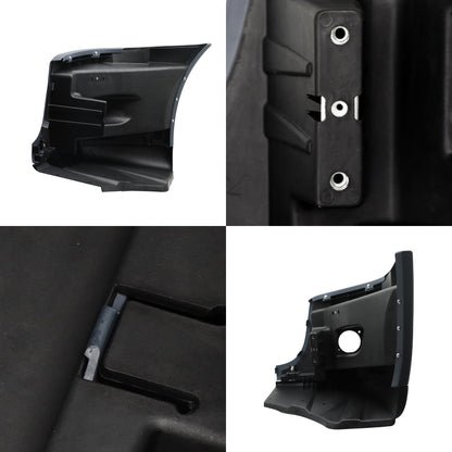 Bumper End Cover With Fog Light Hole Compatible With Freightliner Cascadia 2008-2017 Passenger Side
