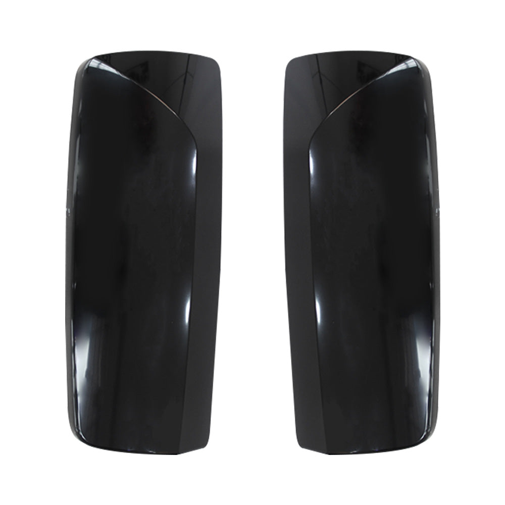 Compatible With Volvo VNL/VNM Black Door Mirror Covers 2Pcs