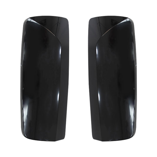 Compatible With Volvo VNL/VNM Black Door Mirror Covers 2Pcs