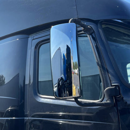 Fit for Volvo VNL/VNM Chrome Door Mirror Covers 2Pcs