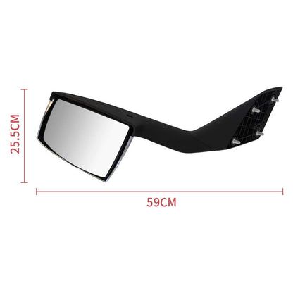 Compatible With Volvo VNL 2000-2015 Chrome Hood Mirrors Assembly