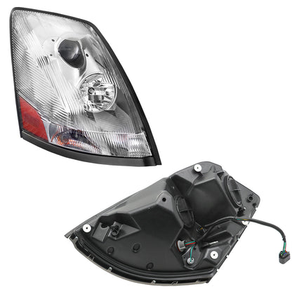 Compatible With Volvo VNL Headlight Assembly Chrome With Turn Signal