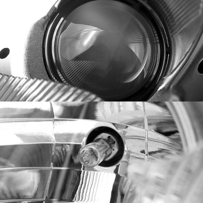 Compatible With Volvo VNL Headlight Assembly Chrome With Turn Signal