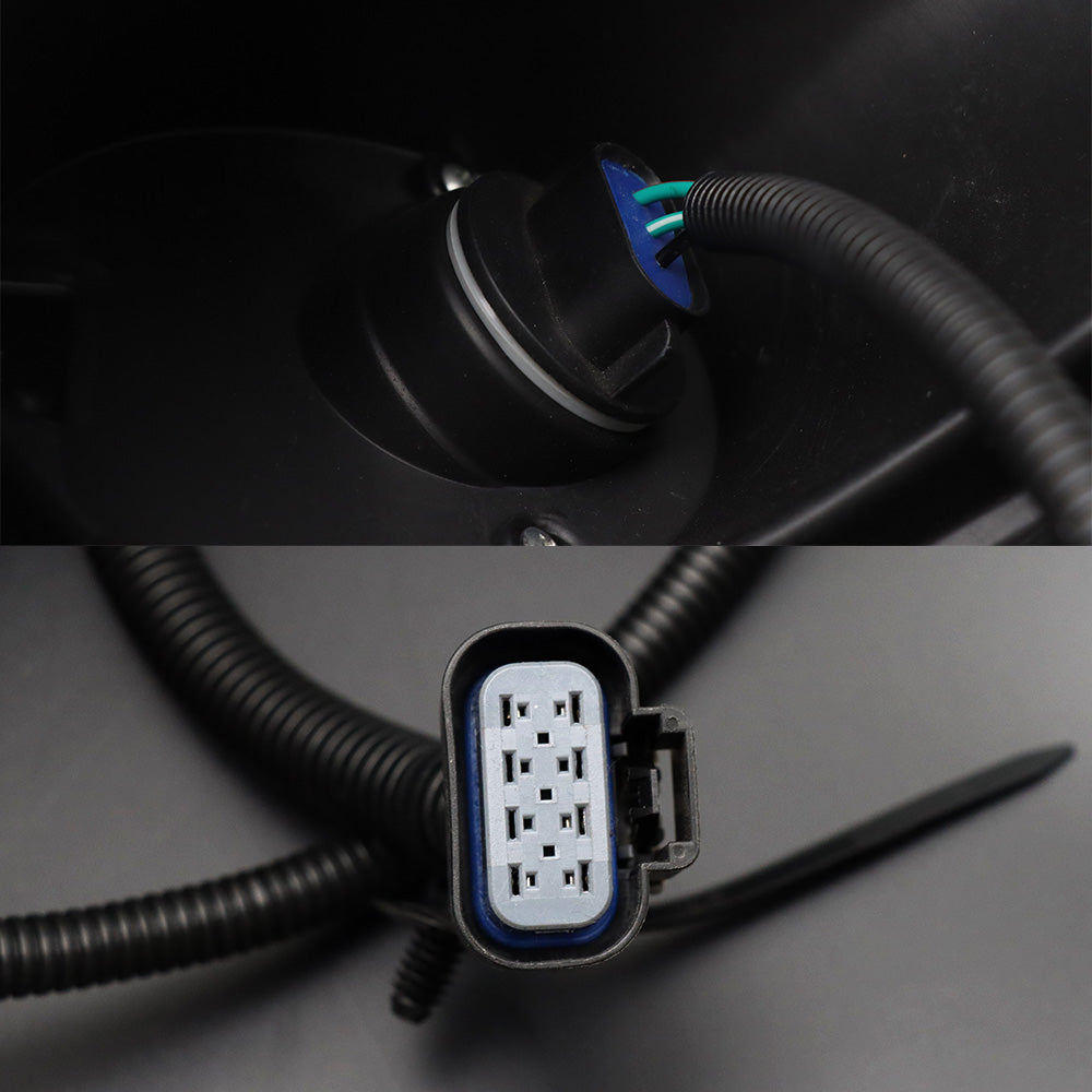 Compatible With Volvo VNL Black Factory Style LED Headlights 2004-2014