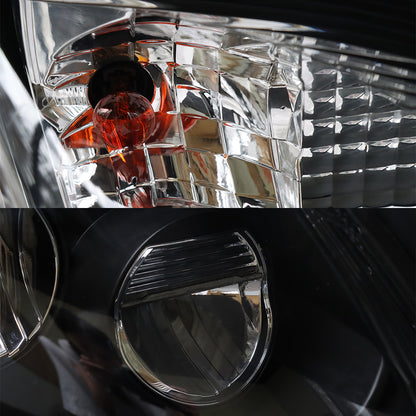 Compatible With Volvo VNL Black Factory Style LED Headlights 2004-2014