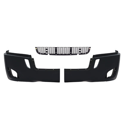 Bumper Assembly With Fog Light Holes Compatible With Freightliner Cascadia 2017+