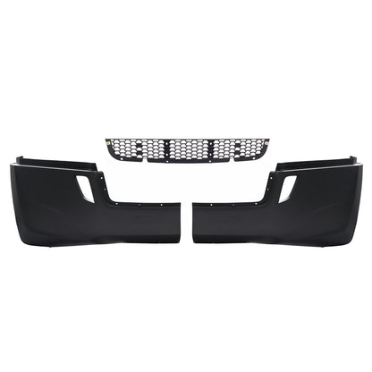 Bumper Assembly Without Fog Light Holes Compatible With Freightliner Cascadia 2017+