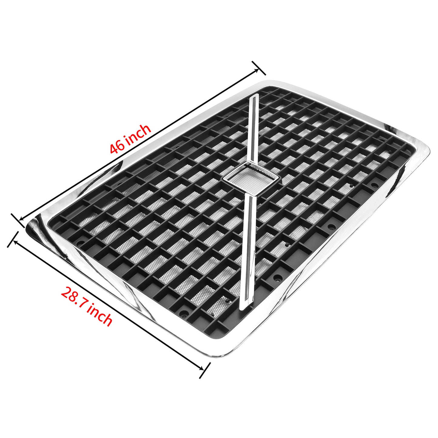 Front Grille Assembly Fit For Volvo VNL Semi Trucks 2004-2017 With Bug Screen