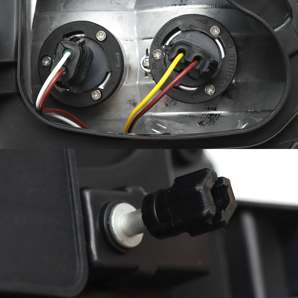 Fit for Freightliner M2 2004-2013 Headlight Assembly Chrome Pair