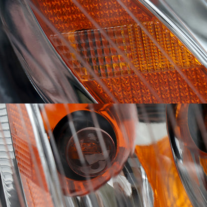 Fit for Freightliner M2 2004-2013 Headlight Assembly Chrome Pair