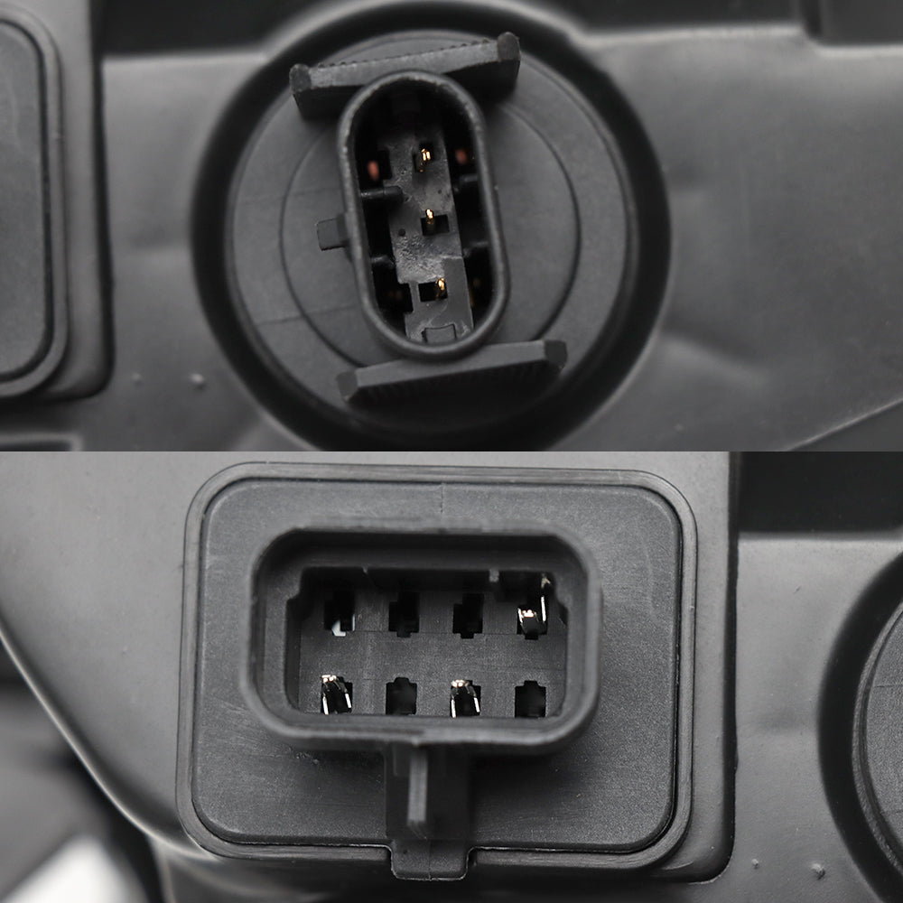 Fit for Freightliner M2 2004-2013 Headlight Assembly Chrome Pair