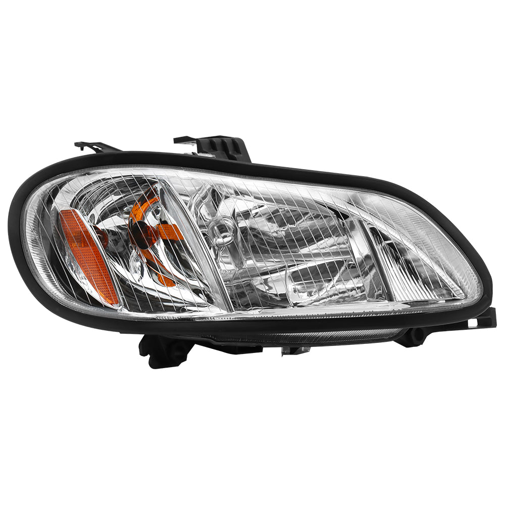 Fit for Freightliner M2 2004-2013 Headlight Assembly Chrome Pair