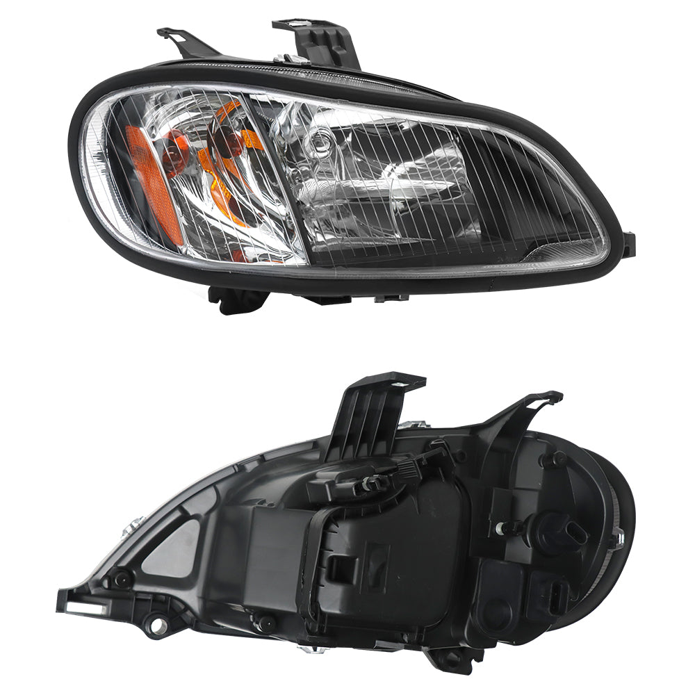 Fit for Freightliner M2 2004-2013 Headlight Assembly Black