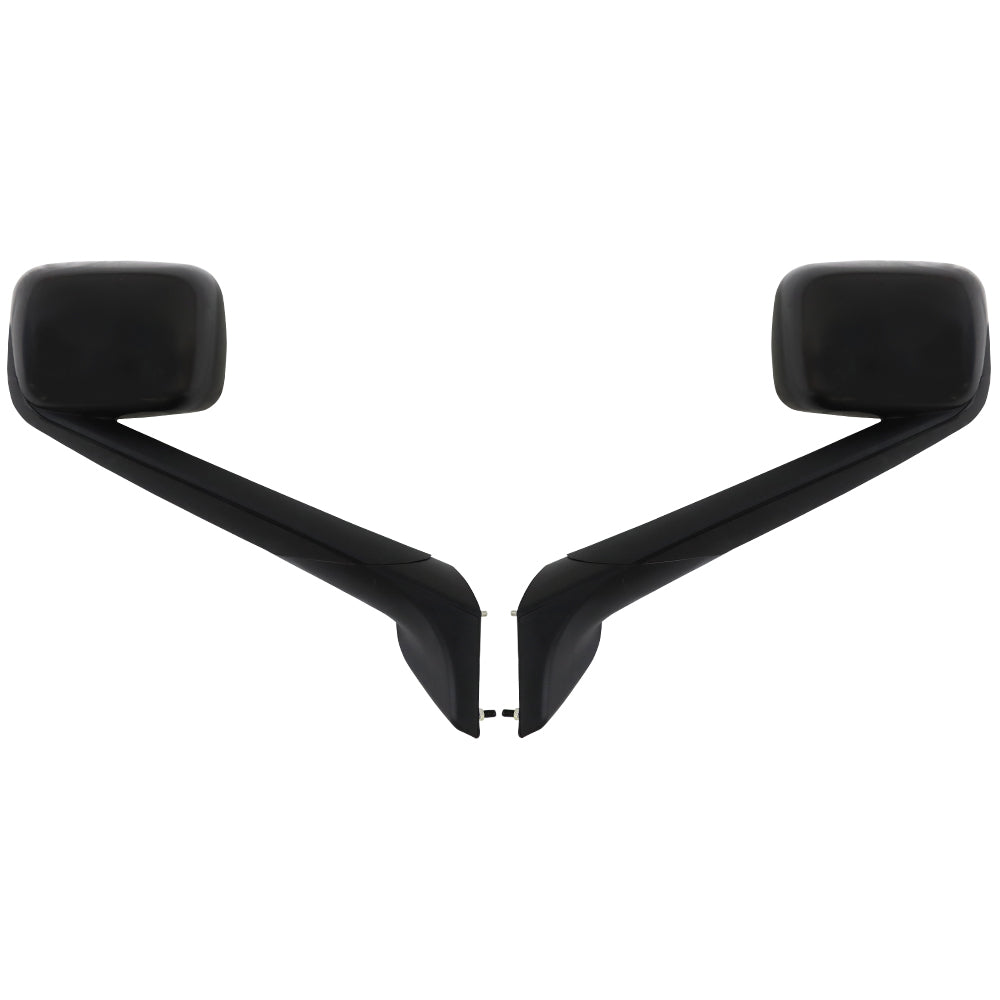 Fit for Freightliner Cascadia 2018-2021 Black Hood Mirrors