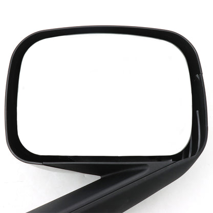 Fit for Freightliner Cascadia 2018-2021 Black Hood Mirrors
