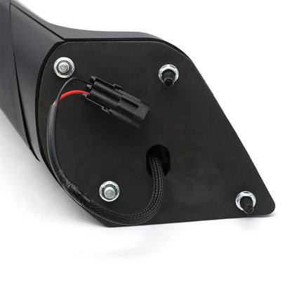 Fit for Freightliner Cascadia 2018-2021 Black Hood Mirrors