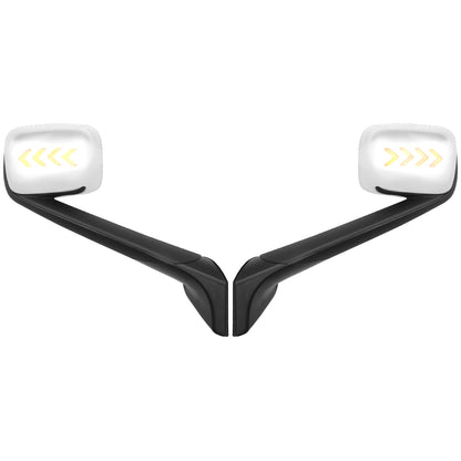 Compatible With Freightliner Cascadia 2018-2021 Hood Mirrors With Turn Signal Light