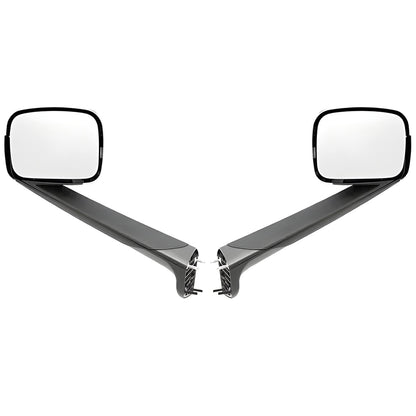 Fit for Freightliner Cascadia 2018-2021 Chrome Hood Mirrors