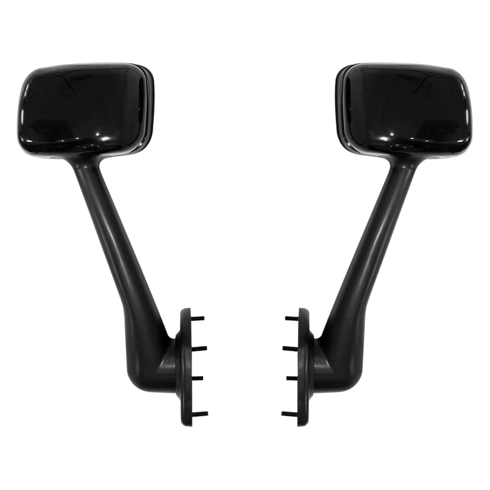 Compatible With Freightliner Cascadia 2008-2016 Black Hood Mirrors