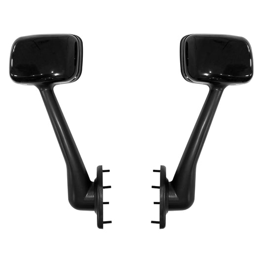 Compatible With Freightliner Cascadia 2008-2016 Black Hood Mirrors