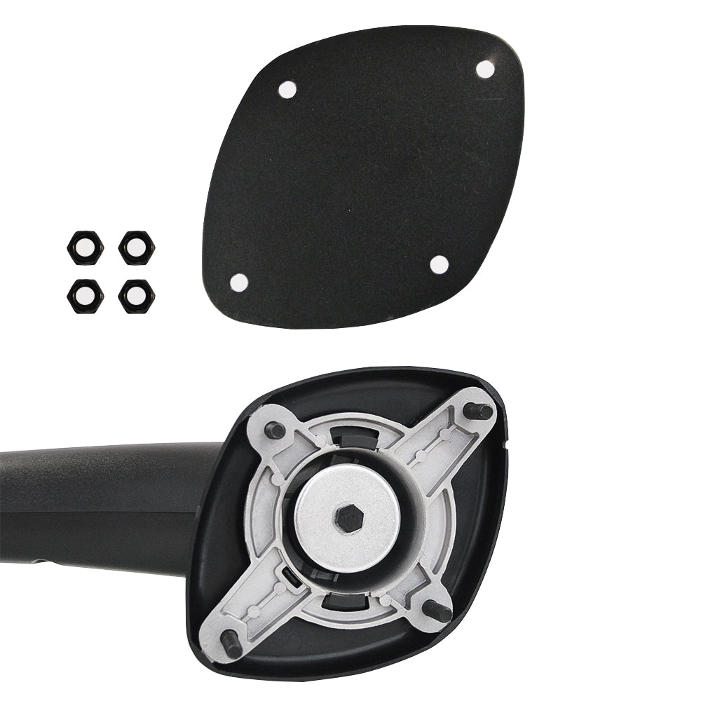 Compatible With Freightliner Cascadia 2008-2016 Black Hood Mirrors