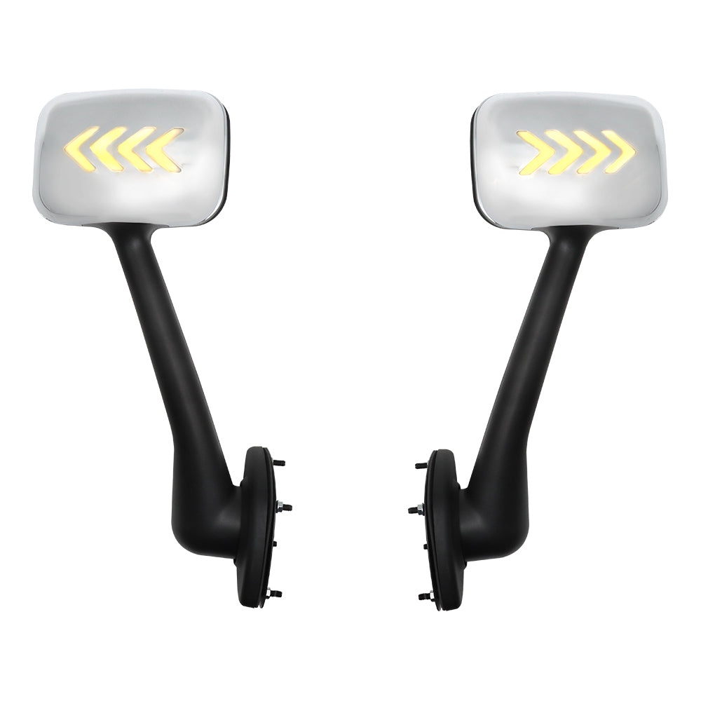 Compatible With Freightliner Cascadia 2008-2016 Hood Mirrors With Turn Signal Light