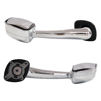 Compatible With Freightliner Cascadia 2008-2016 Complete Chrome Hood Mirrors