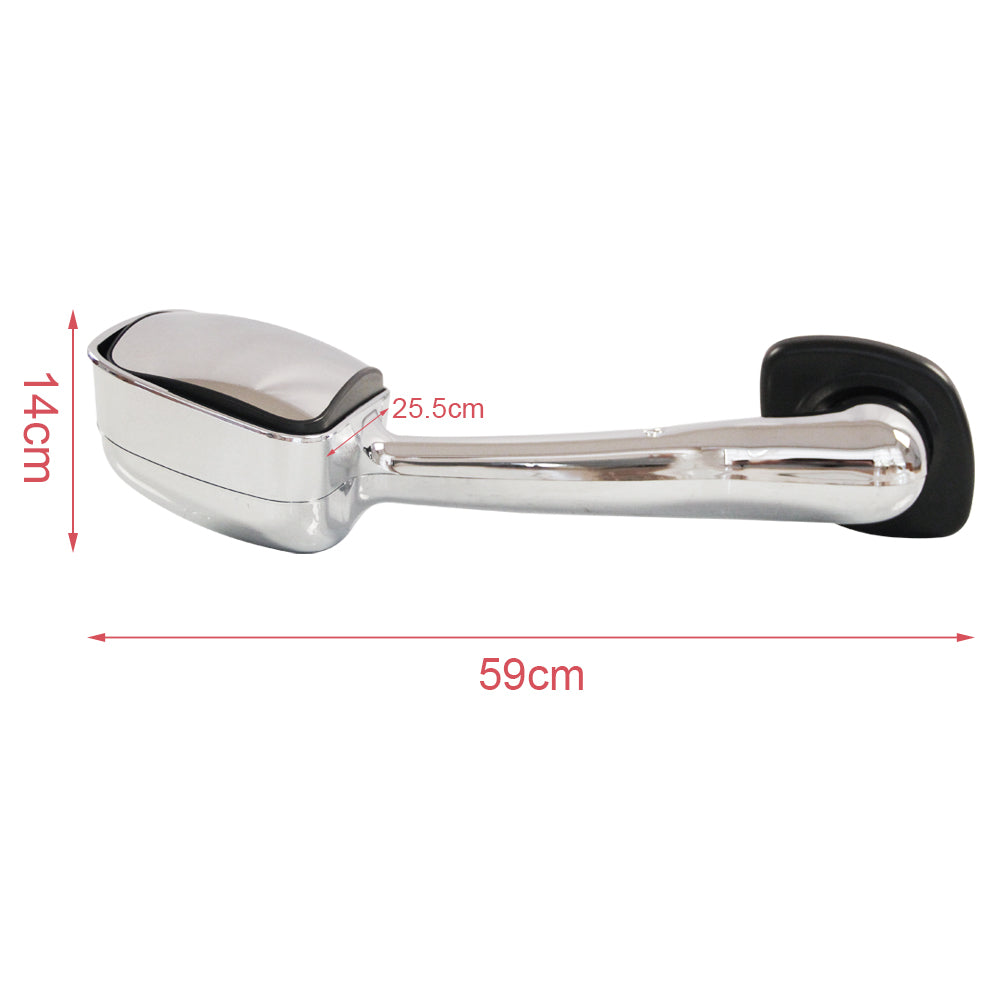 Compatible With Freightliner Cascadia 2008-2016 Complete Chrome Hood Mirrors