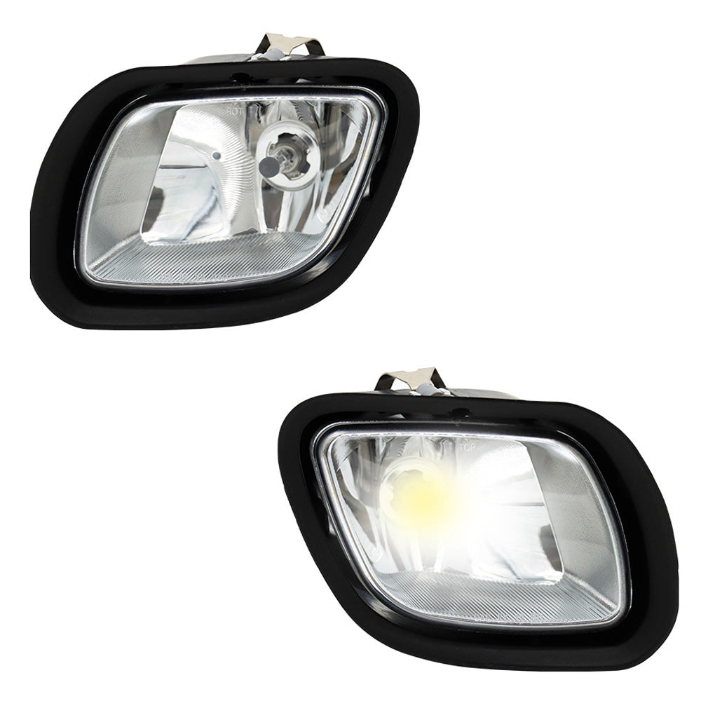 Compatible With Freightliner Cascadia 2008-2016 Clear Fog Lights 2Pcs