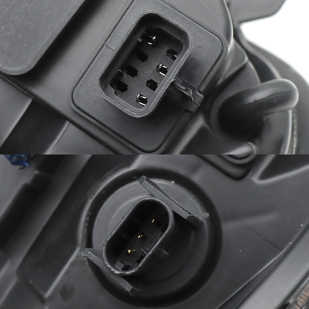 Compatible With Freightliner Columbia Headlights Assembly Halogen Black