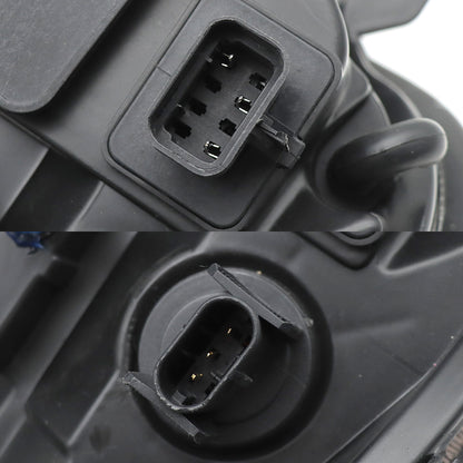 Compatible With Freightliner Columbia Headlights Assembly Halogen Black