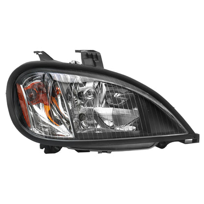 Compatible With Freightliner Columbia Headlights Assembly Halogen Black