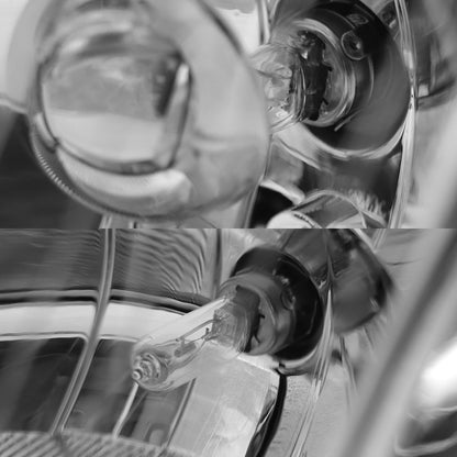 Compatible With Freightliner Columbia Headlights Assembly Halogen Chrome