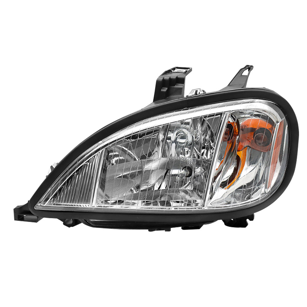 Compatible With Freightliner Columbia Headlights Assembly Halogen Chrome