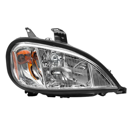 Compatible With Freightliner Columbia Headlights Assembly Halogen Chrome