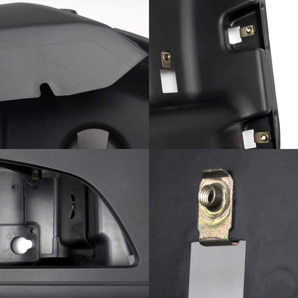 Black Corner Side Bumper Compatible With 2018+ Volvo VNL With Fog Light Hole Right Passenger Side