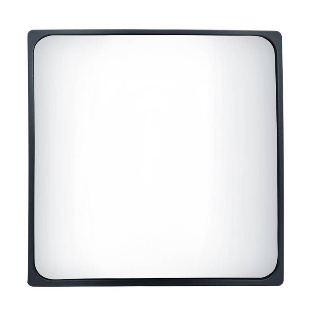 Compatible With International 2008-2018 Chrome Square Convex Hood Mirror Head