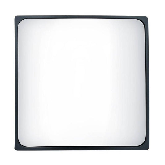 Compatible With International 2008-2018 Chrome Square Convex Hood Mirror Head