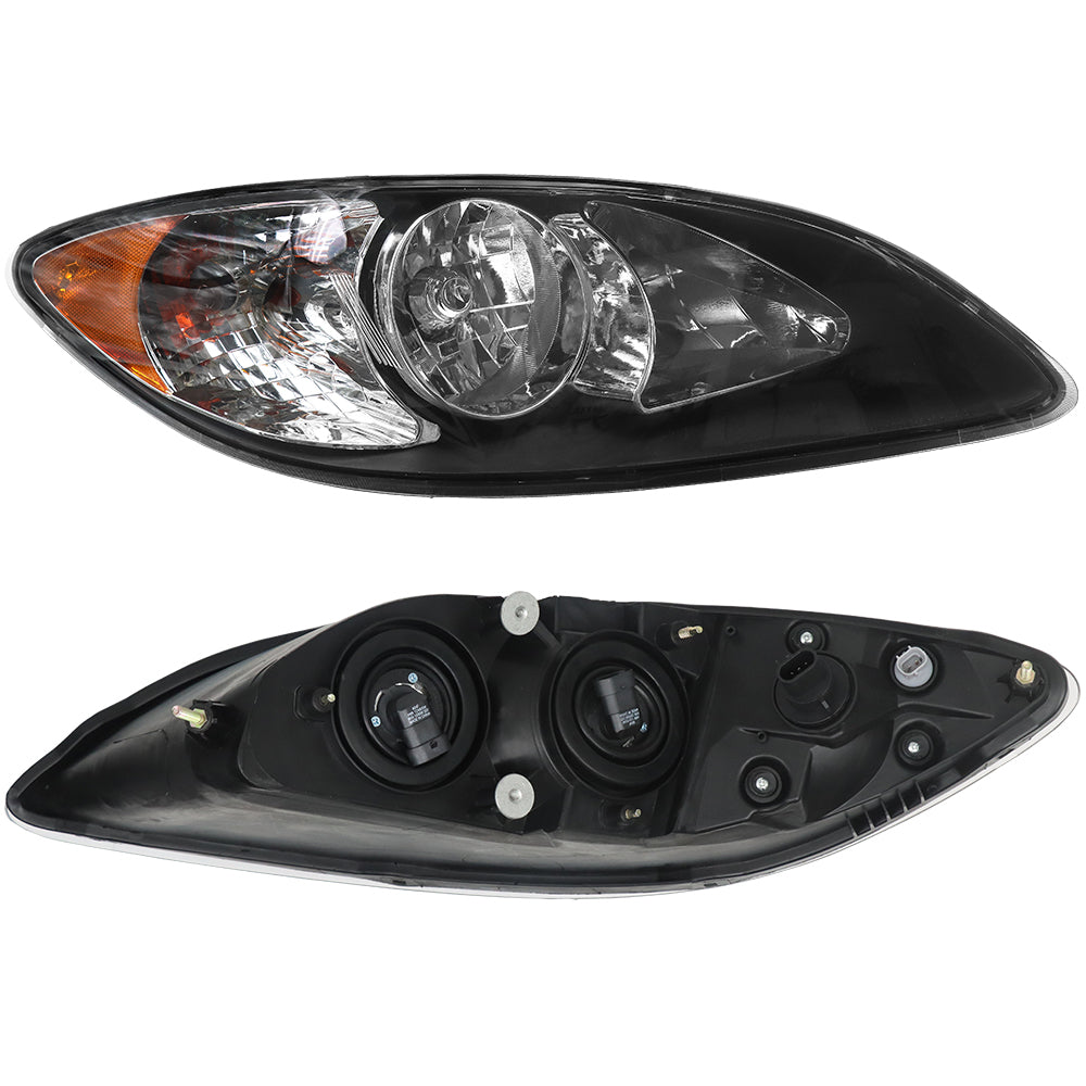 Fit for International ProStar Black Headlights Assembly 2008-2016