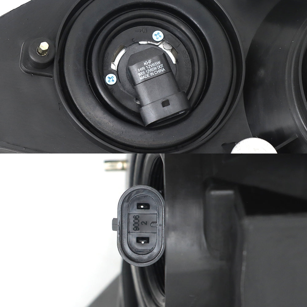 Fit for International ProStar Black Headlights Assembly 2008-2016