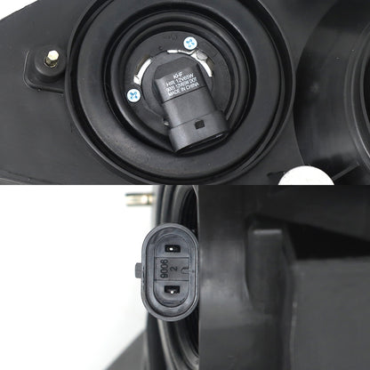 Fit for International ProStar Black Headlights Assembly 2008-2016