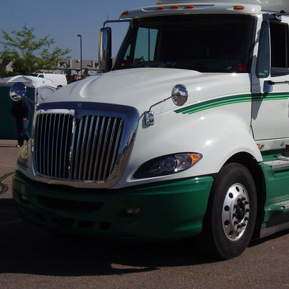 Fit for International ProStar Black Headlights Assembly 2008-2016