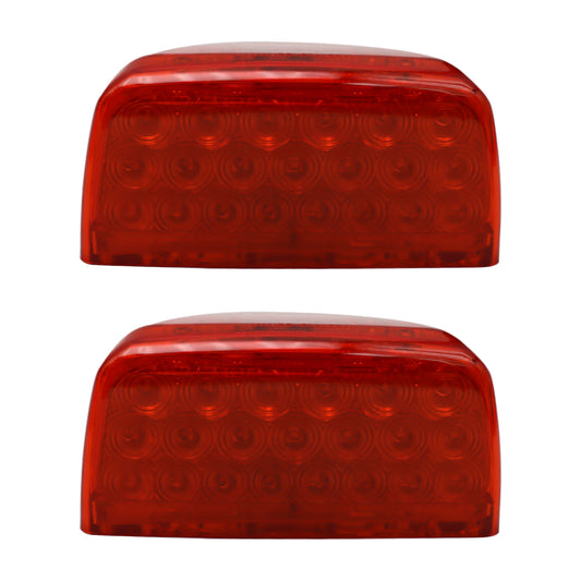 Fit for Peterbilt 357/378/379 Turn Signal Light Triangle Amber 2Pcs